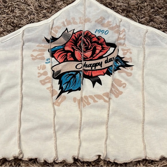 Ivory Cropped Halter Top - Picture 9 of 9